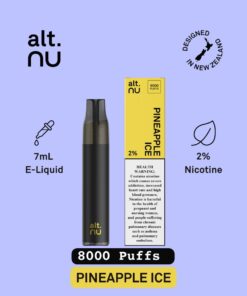 alt.Nu Pineapple ice Disposable Vape 8000 Puffs in Dubai Abu Dhabi and UAE