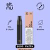 alt.NU Peach ice 8000 Puffs in Dubai Abu Dhabi and UAE