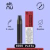 alt.NU Strawberry Watermelon 8000 Puffs in Dubai Abu Dhabi and UAE