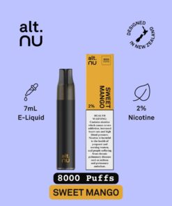 alt.NU Sweet Mango Disposable Vape 8000 Puffs in Dubai Abu Dhabi and UAE